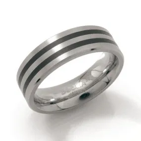 0101-17 Boccia Titanium Ring