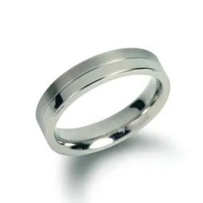 0129-01 Boccia Titanium Ring
