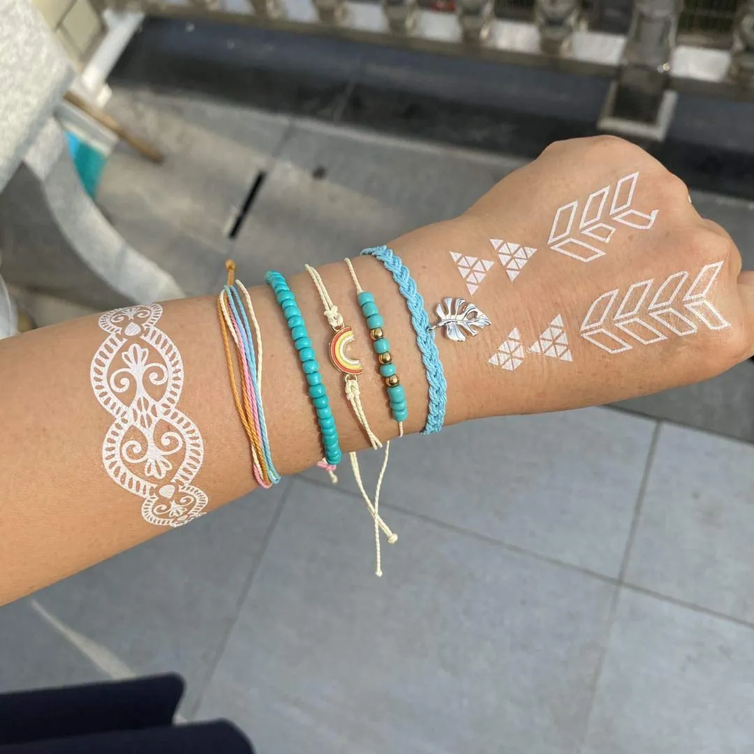 14 Pieces Wave Strand Anklet Bracelets Set,Handmade Cute Sunflower Bracelets Adjustable Braided Rope Bracelet Bohemian Beach Friendship Jewelry Gifts lively maple set