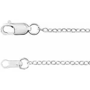 14K Yellow 1.3 mm Adjustable Cable 16-18" Chain