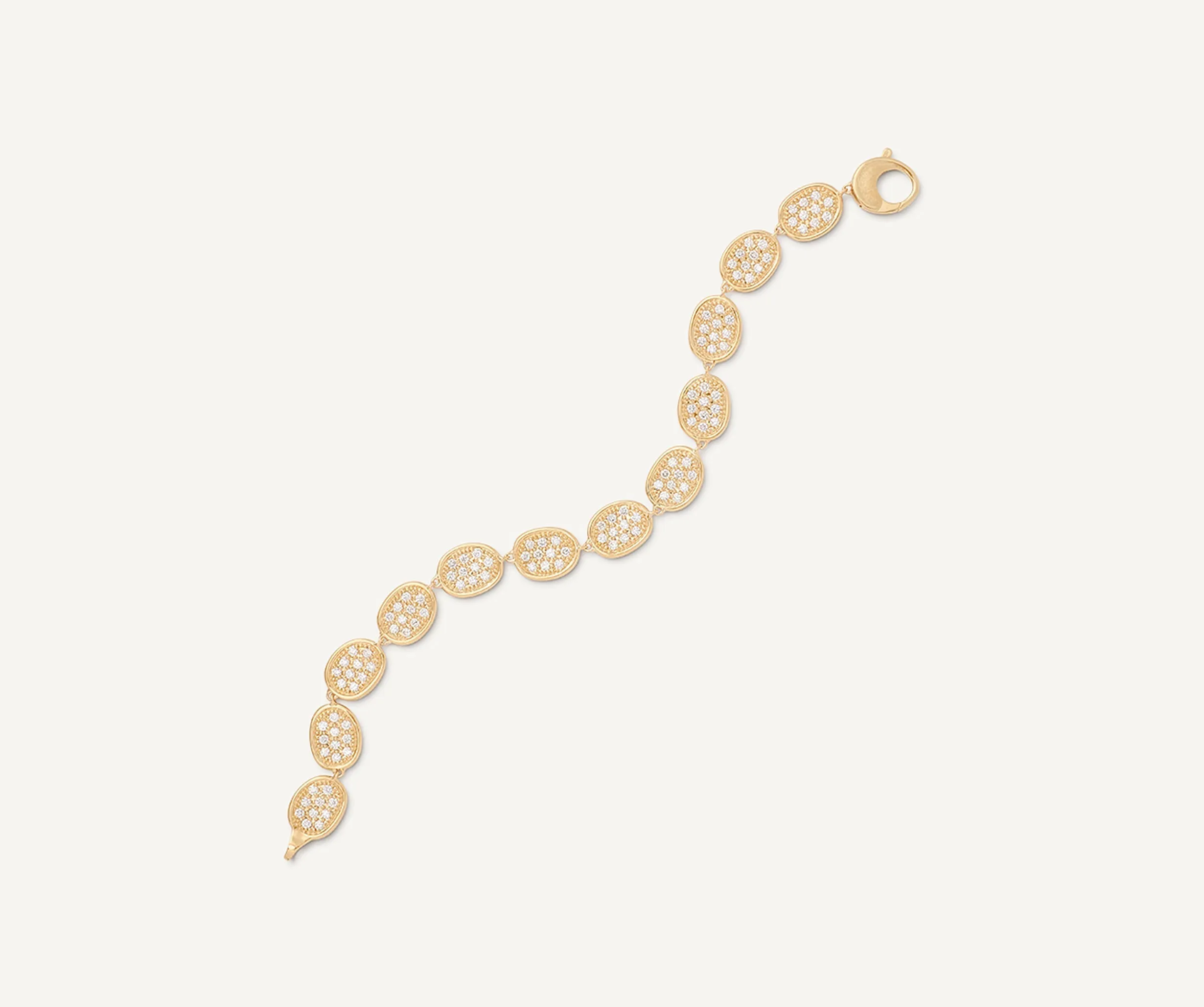 18K Yellow Gold Diamond Pavé Bracelet