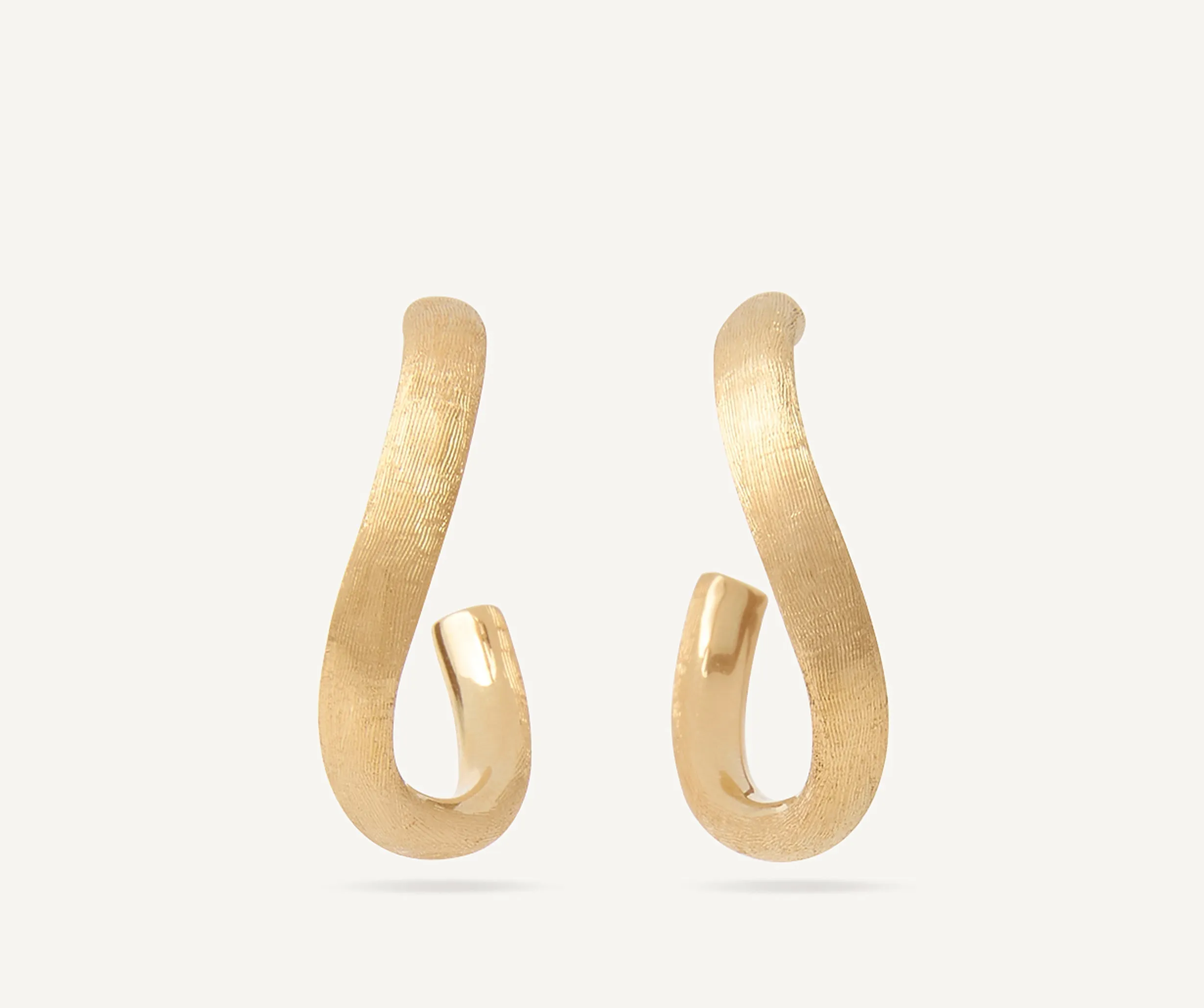 18K Yellow Gold Hoop Earrings