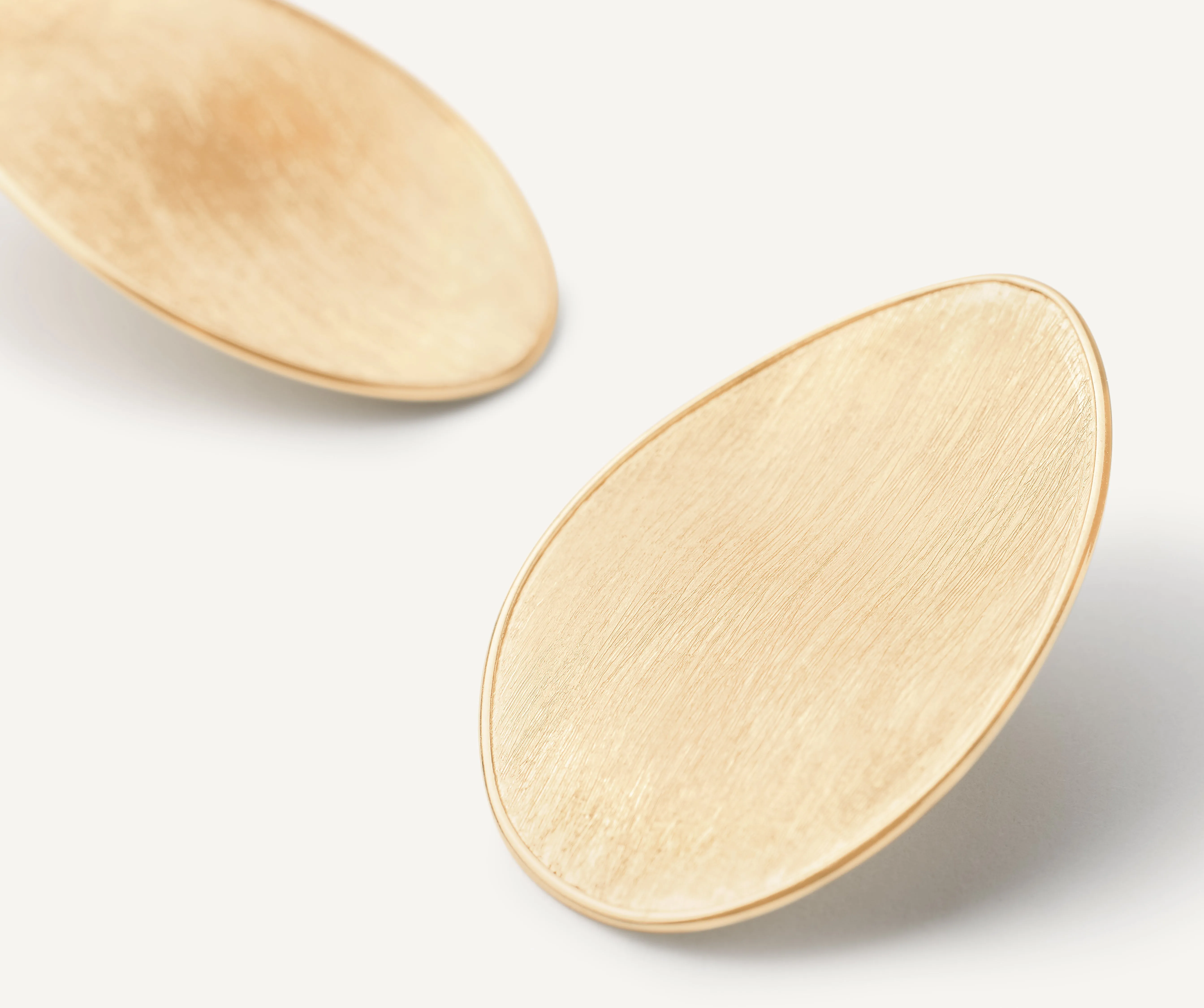 18K Yellow Gold Large Stud Earrings