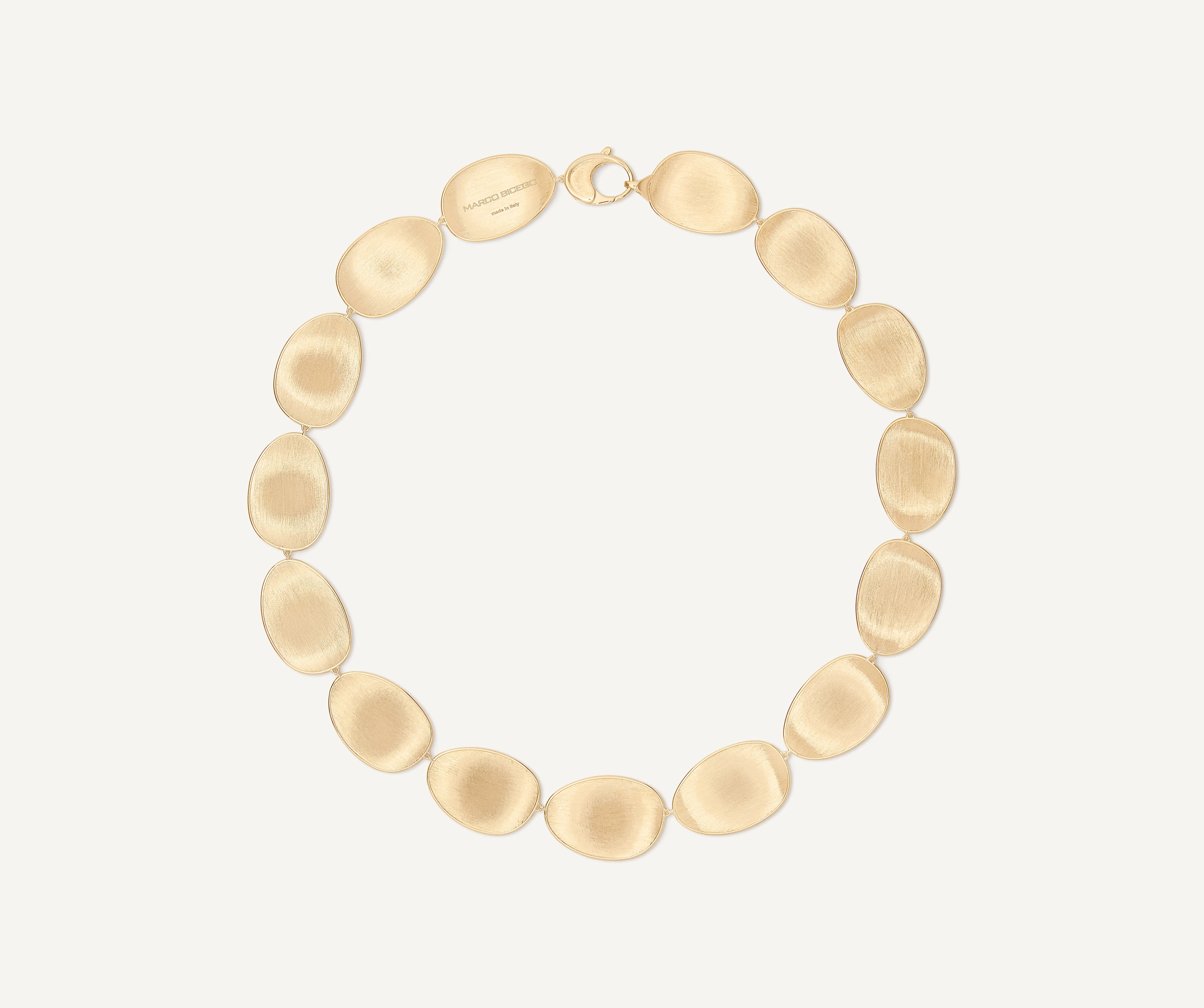 18K Yellow Gold Petal Collar Necklace