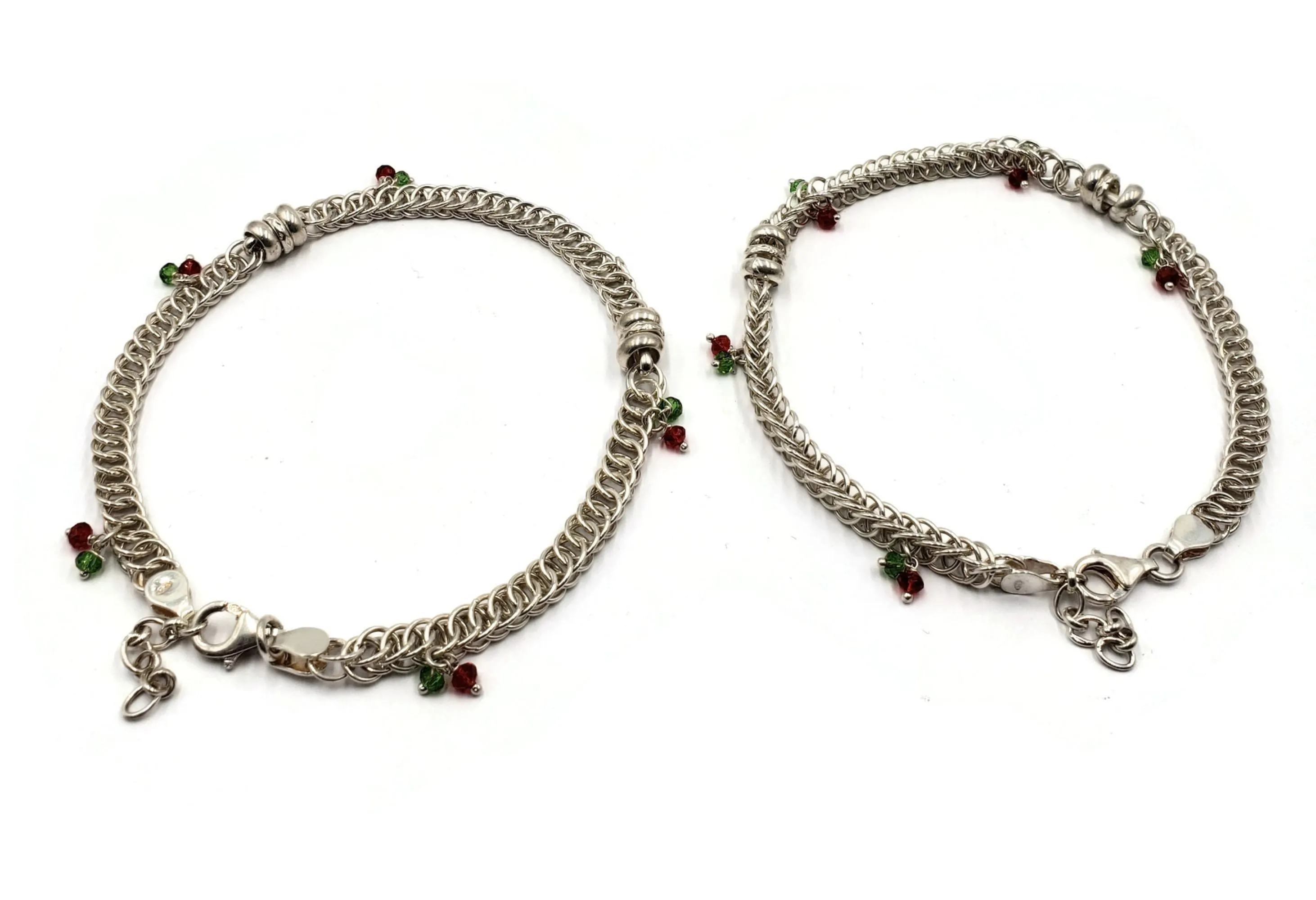 925 Sterling Silver Bridal Anklet - #44