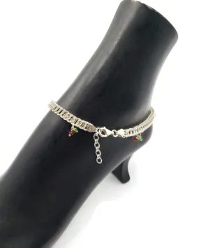 925 Sterling Silver Bridal Anklet - #44