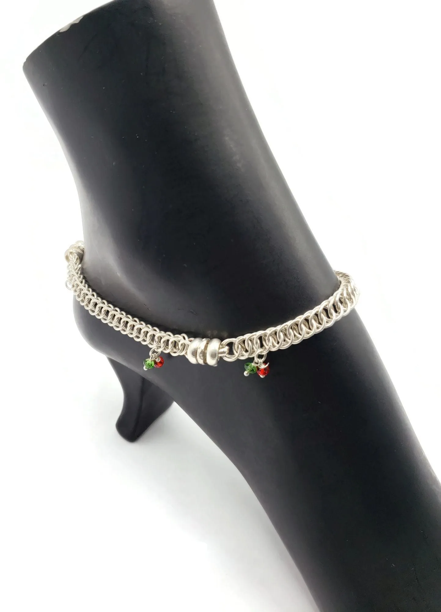 925 Sterling Silver Bridal Anklet - #44
