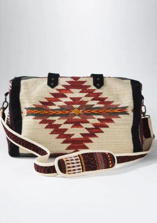 Acapulco Aztec Patterned Travel Duffle Bag