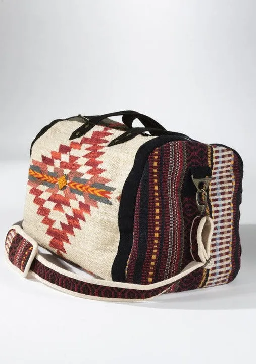 Acapulco Aztec Patterned Travel Duffle Bag