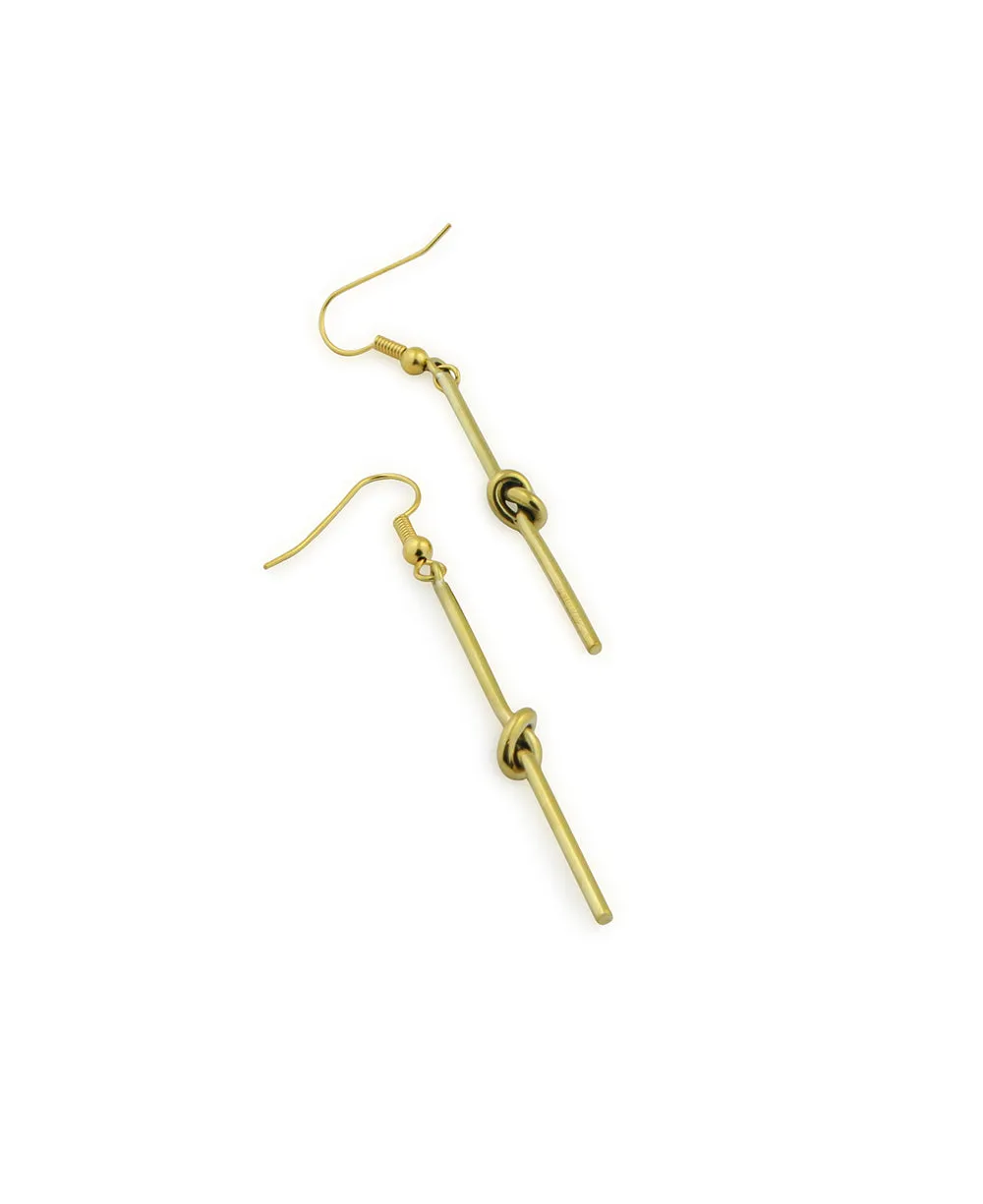 Ancient Ties Brass Knot Jewelry, Thailand