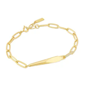 Ania Haie Gold Geometric Chunky Chain Bracelet B053-03G