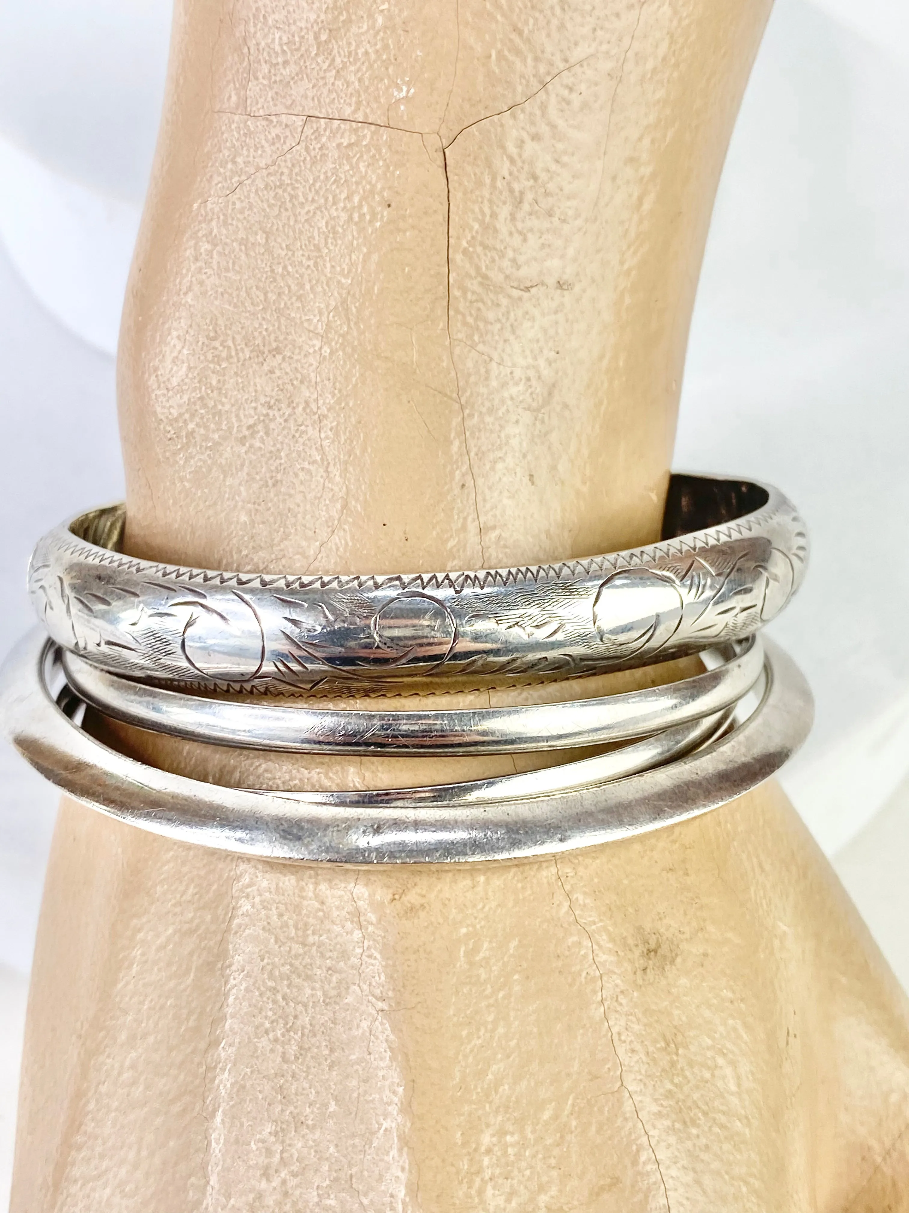 Assorted Silver Bracelets
