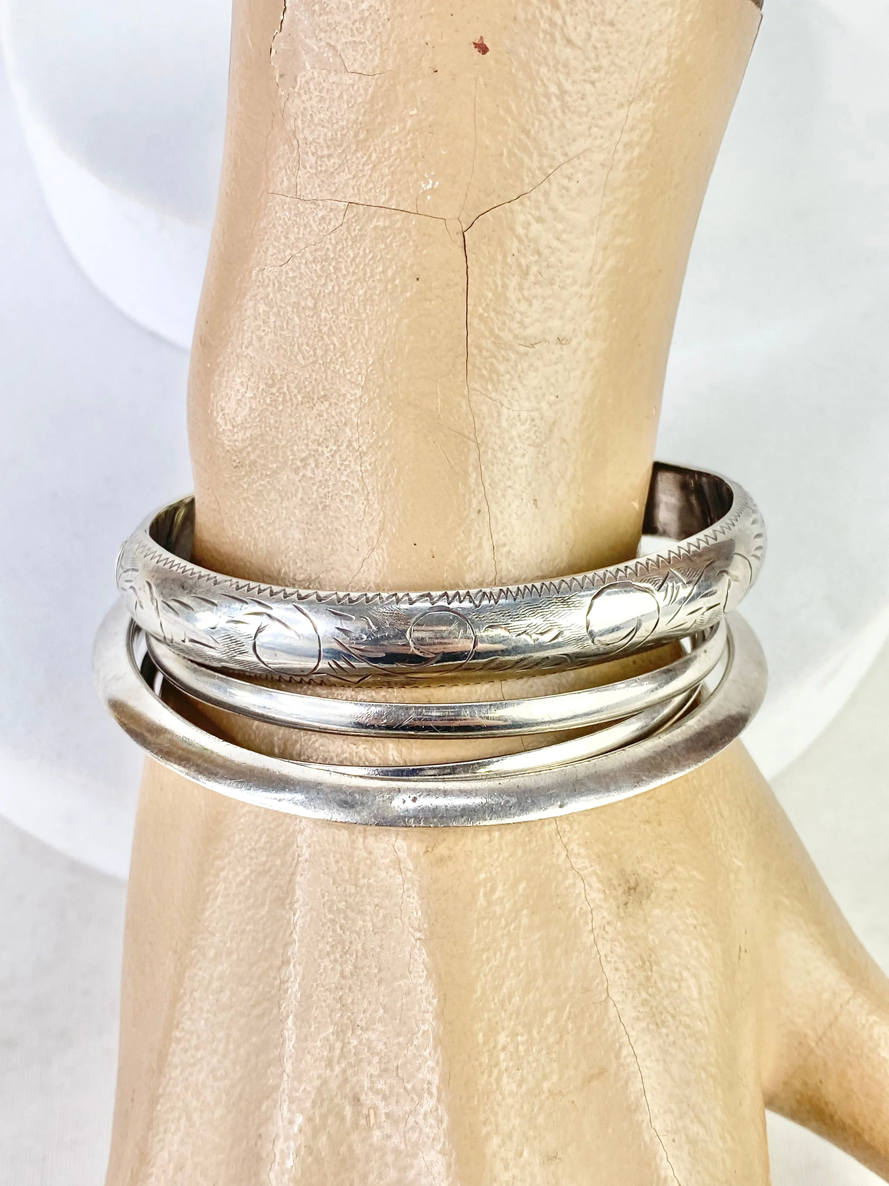 Assorted Silver Bracelets