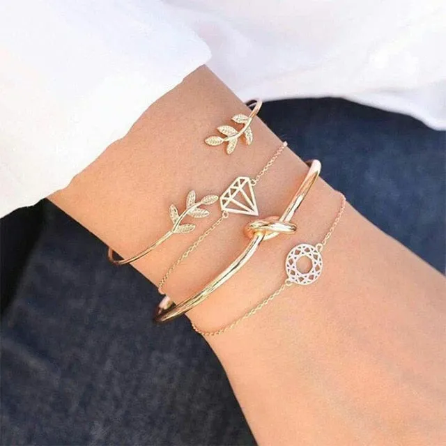Bohemian Black Beaded Bracelets