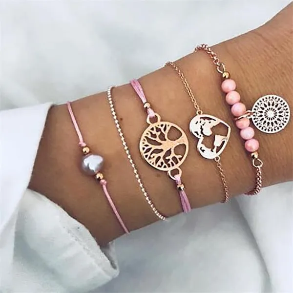 Bohemian Black Beaded Bracelets