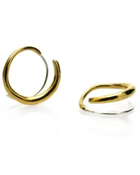 Brass Koko Mini Earrings
