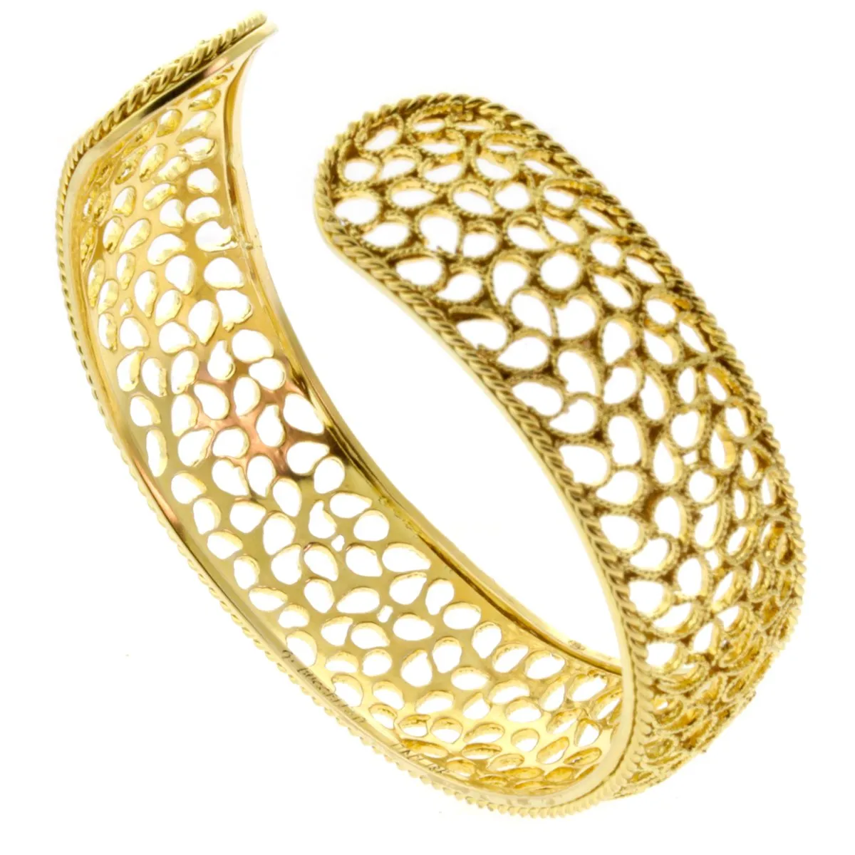 Buccellati Filidoro Gold Bangle Bracelet
