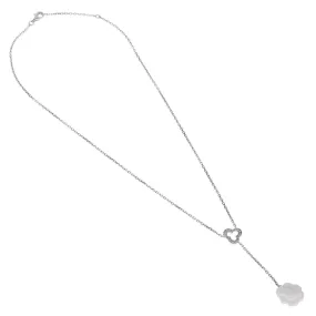 Chanel Camellia Diamond Drop Necklace