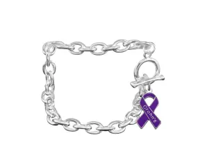 Crohn's Disease Awareness Chunky Charm Bracelets