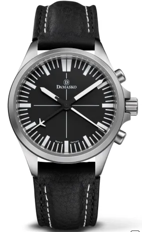 DAM Watch DC7 Leather With Double Stitch Pin BKle