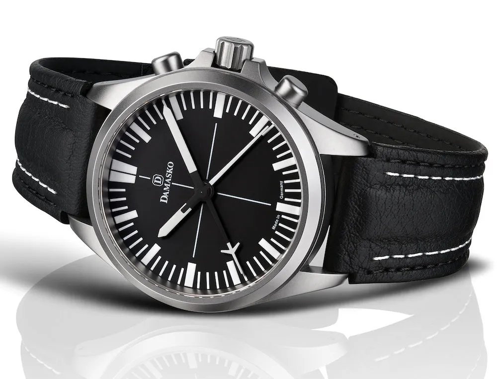 DAM Watch DC7 Leather With Double Stitch Pin BKle