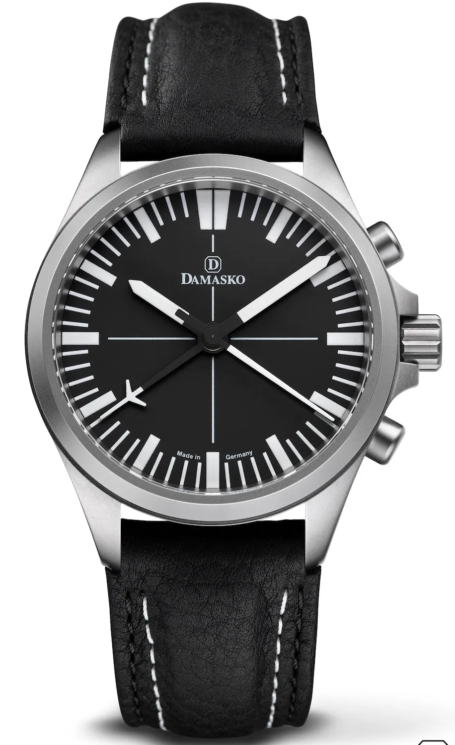 DAM Watch DC7 Leather With Double Stitch Pin BKle