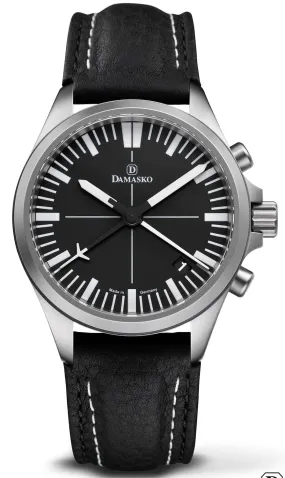 Damasko Watch DC72 Leather With Double Stitch Pin Buckle