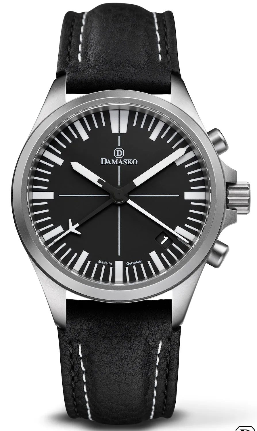 Damasko Watch DC72 Leather With Double Stitch Pin Buckle