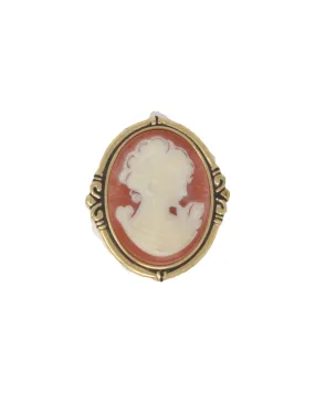 Estee Lauder Youth-Dew Cameo Goldplated Soild Perfume Compact Vintage
