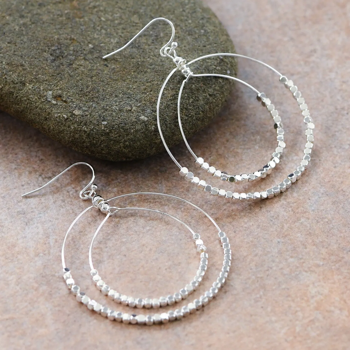 FME341 Silver Beaded