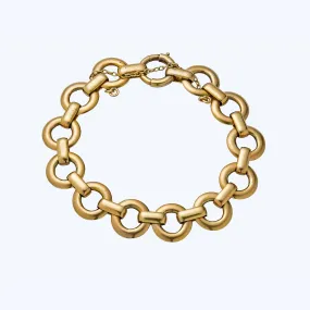 George L'enfant Gold Link Bracelet