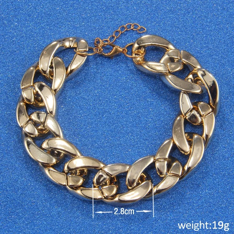 Gold Box Ankle Bracelet