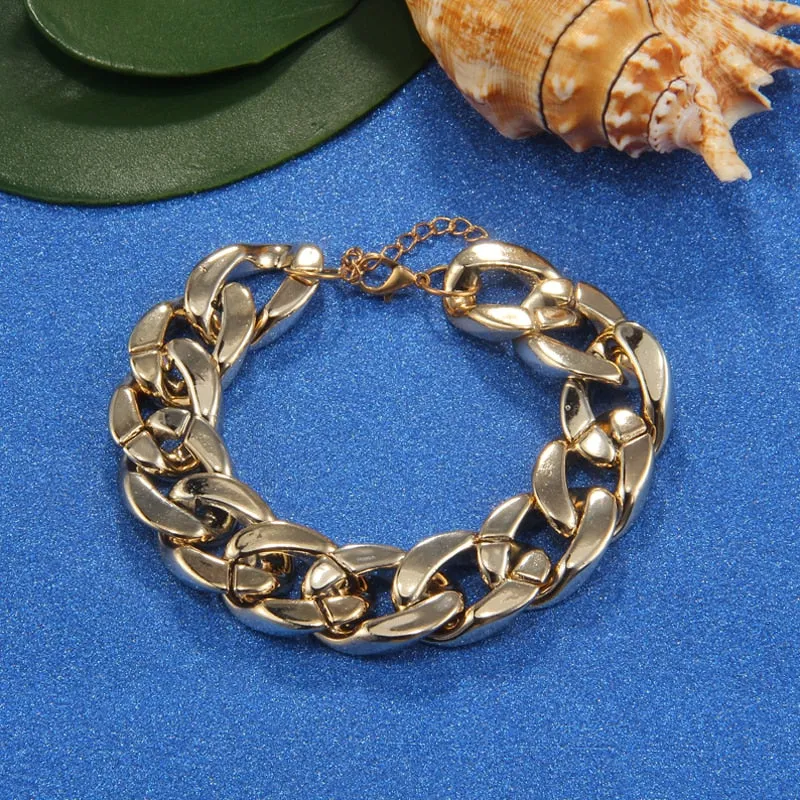 Gold Box Ankle Bracelet