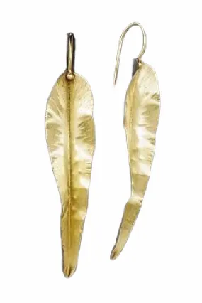 Gold Leaf Earrings Earrings
