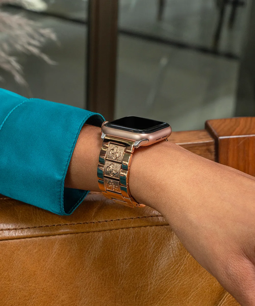 GUESS Logo Stainless Steel Band for Apple 38-40 mm Watch