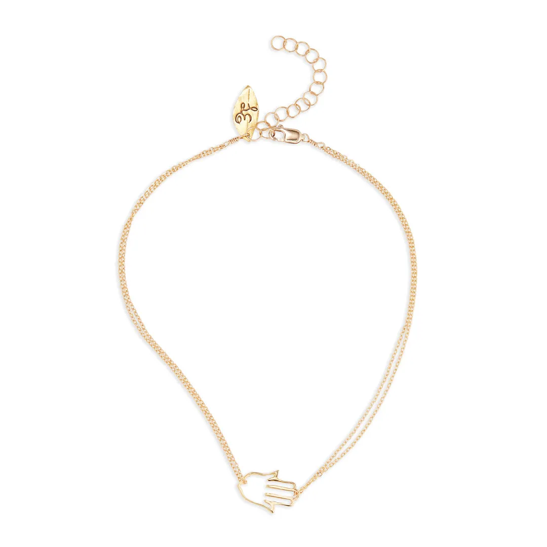 Hamsa (hand) Anklet