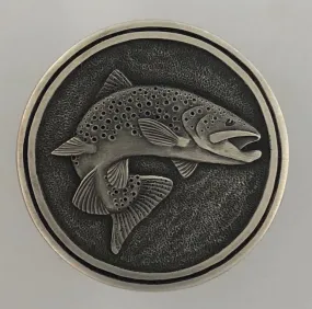 Hand Engraved Trout by Oyster