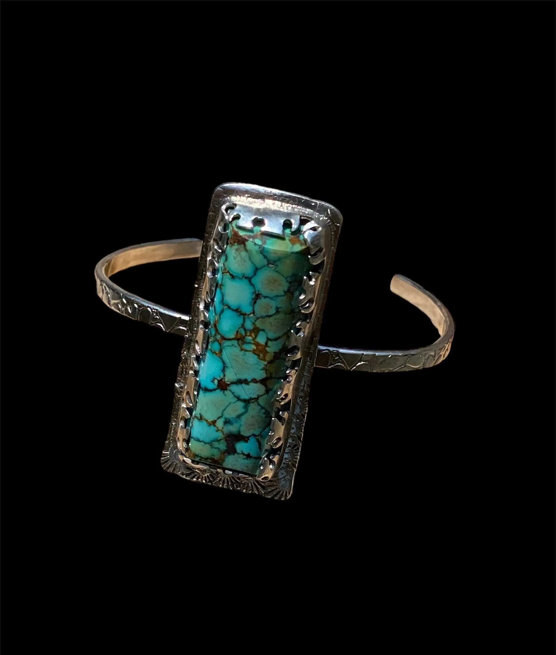 Handmade Cloud Mountain Turquoise Cuff