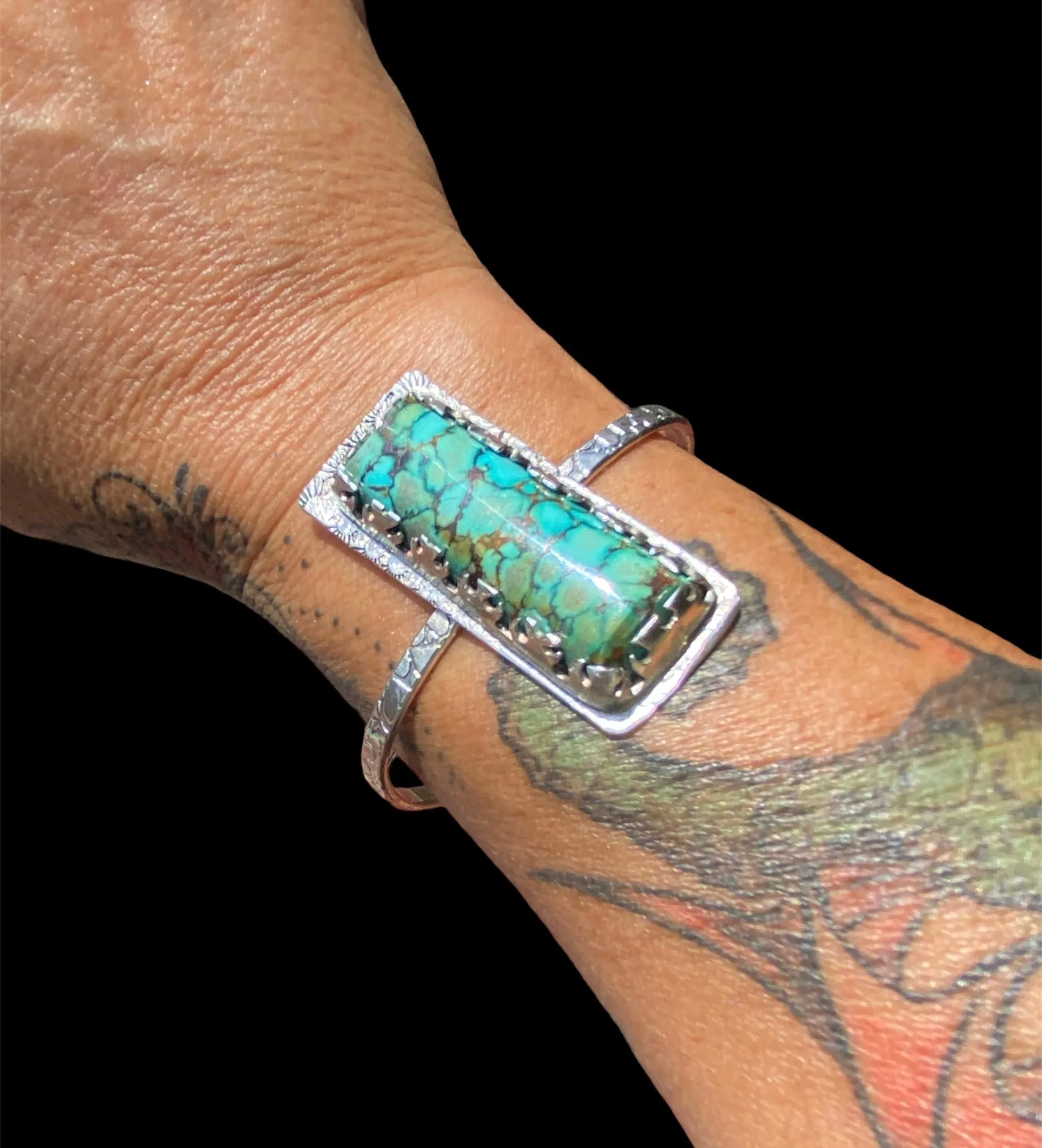 Handmade Cloud Mountain Turquoise Cuff