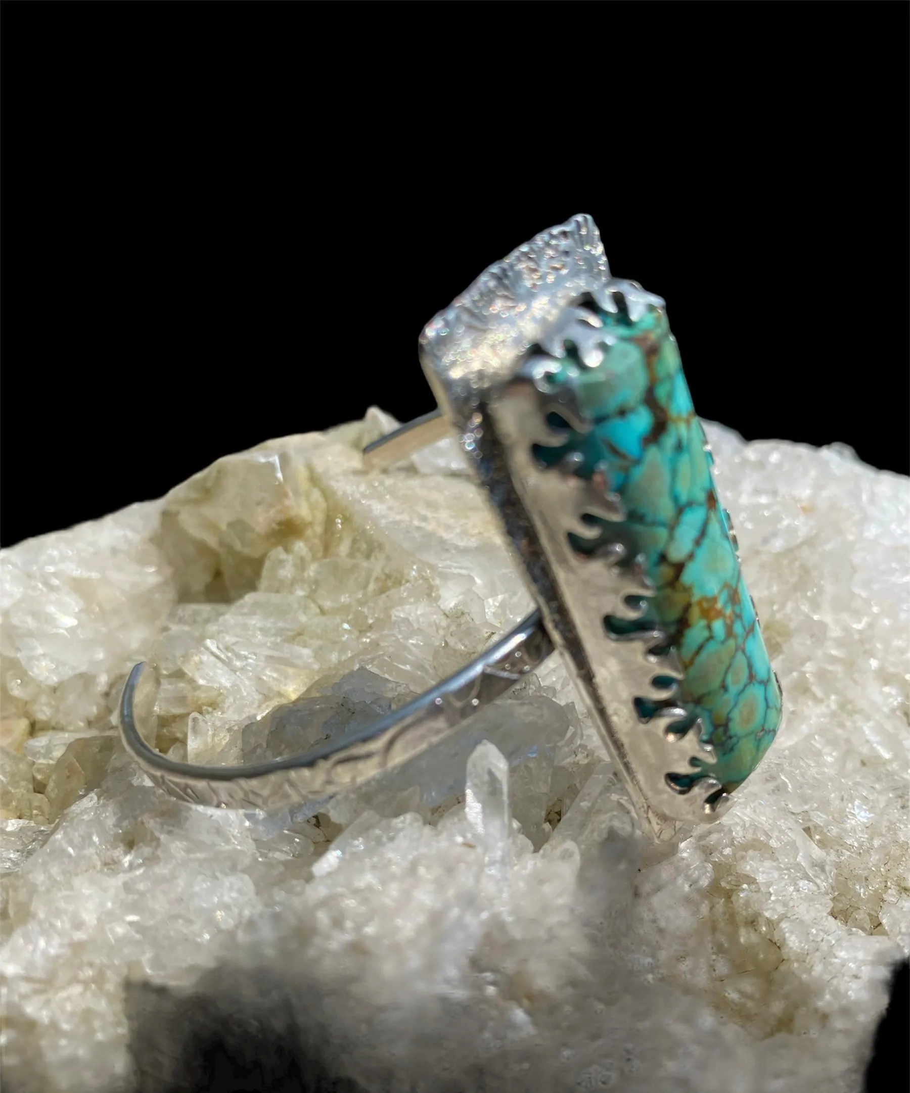 Handmade Cloud Mountain Turquoise Cuff