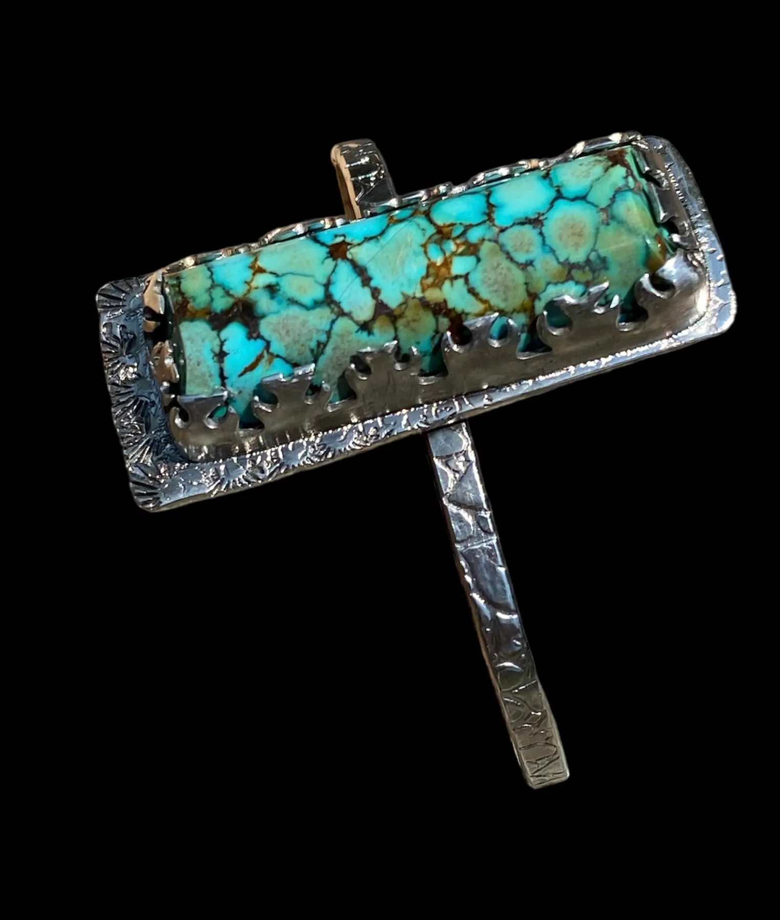 Handmade Cloud Mountain Turquoise Cuff