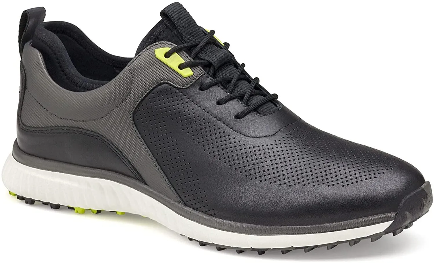 Johnston & Murphy Men's XC4 H1-Luxe Size 9.5 White/Navy Hybrid Golf Shoes