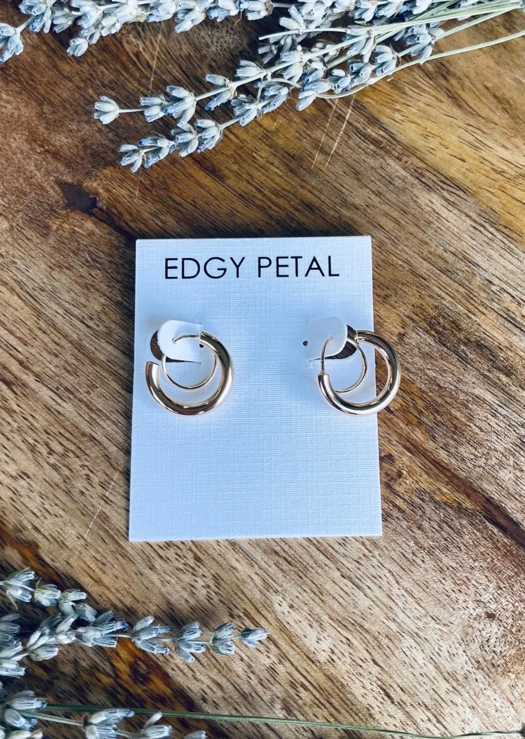 Kate 18kt Gold Plated Spiral Hoop Earrings