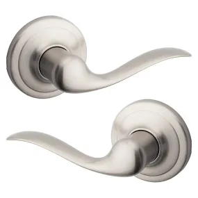 Kwikset Signature Series 720TNL15CP Passage Lever, Non-Locking Lock, Satin Nickel, Zinc, Residential, Reversible Hand :CD: QUANTITY: 1
