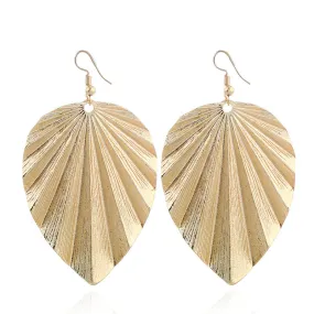 Lina Boho Leaf Dangle Earrings