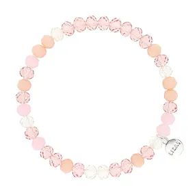 Lizas Nashville 6mm Crystal Bracelet Rose Mix