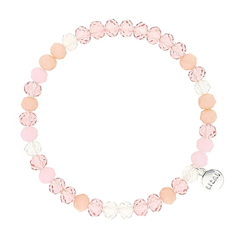 Lizas Nashville 6mm Crystal Bracelet Rose Mix