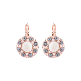 Medium Cluster Leverback Earrings in "Earl Grey" *Preorder*
