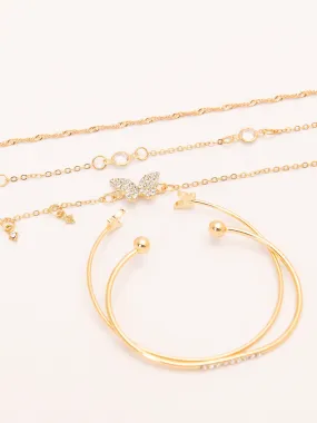 Metallic Bracelet Set