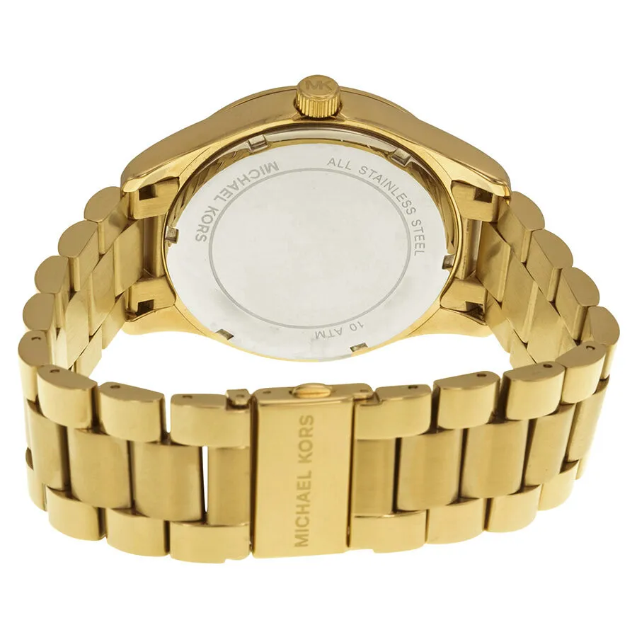 Michael Kors Layton Watch Pave-Embellished Engraved Map Women's Watch MK5959